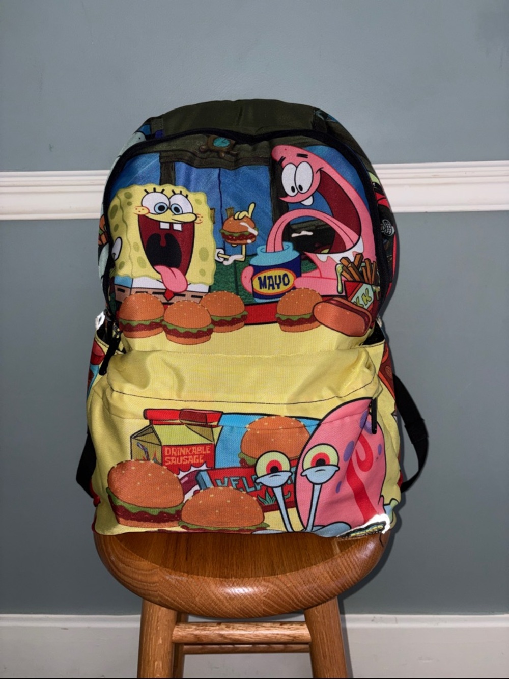 Spongebob Unisex Space Junk Backpack - Large (18.5” High)